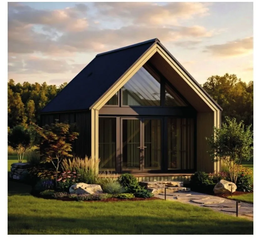 NORD 49 – Compacte barnhouse met een dubbelhoge leefruimte.