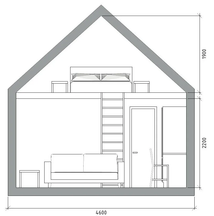 NORD 49 – Doorsnede